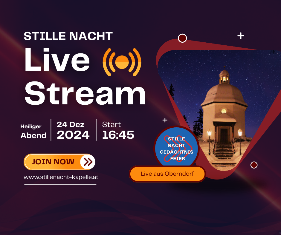 Live-Übertragung Stille Nacht Gedenkfeier 2024